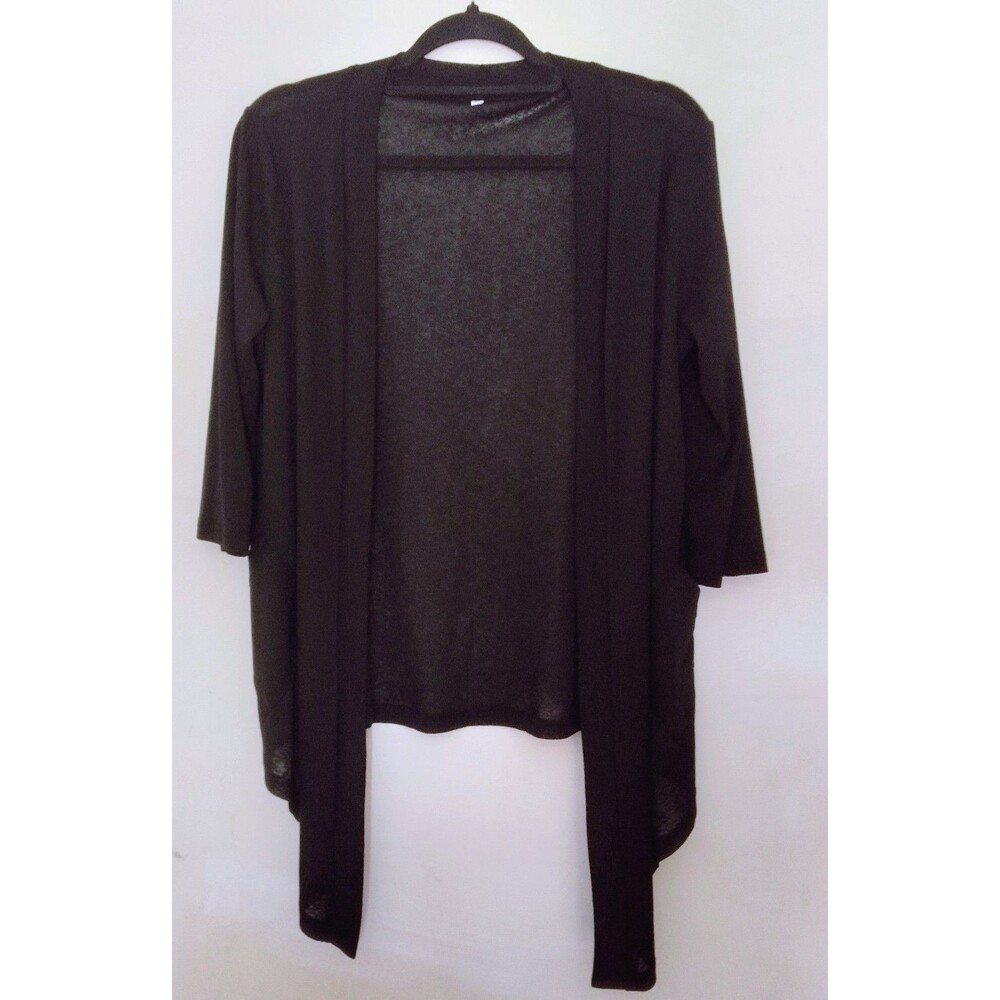 🖤🤍 Amazon Sheer See Through Lightweight Open Front Cardigan Sweater M 🖤🤍